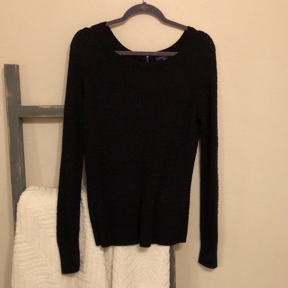 American Eagle Black Knit Sweater